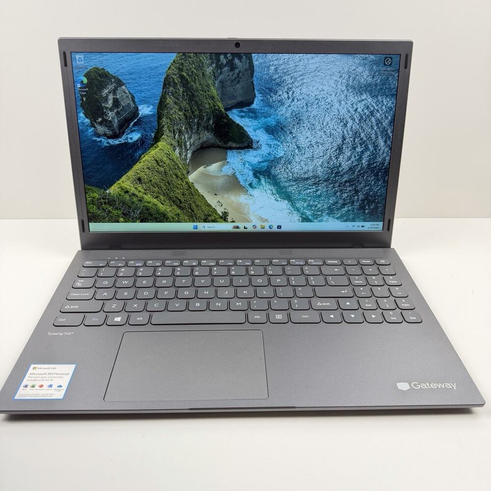 Gateway Laptop GWTN156-11BK 15.6" Silver N5030 1.1GHz 4GB RAM 128GB SSD
